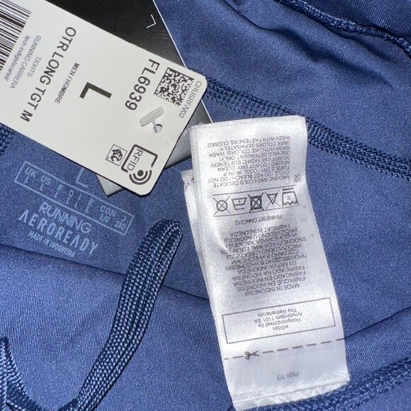 Adidas Men’s AEROREADY Running Pants Blue Size L NWT Athletic Joggers Training - Picture 6 of 10